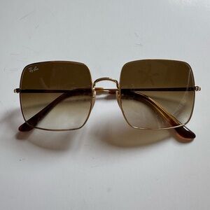 Ray-Ban RB 1971 Classic Brown Gradient Square Sunglasses